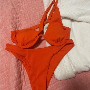 orange nwot bikini!